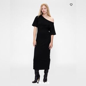 Gap Studio Jersey off the shoulder Midi Dress
